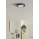 Eglo Fueva 6 fekete fürdőszobai LED mennyezeti lámpa (EG-901324) LED 1 izzós IP44