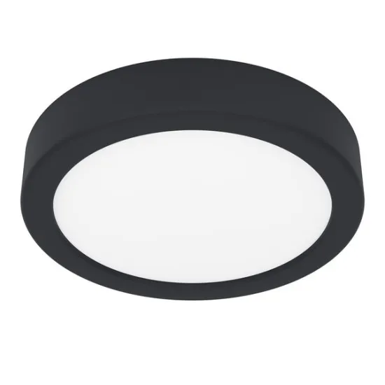 Eglo Fueva 6 fekete fürdőszobai LED mennyezeti lámpa (EG-901324) LED 1 izzós IP44