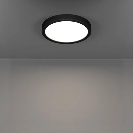 Eglo Fueva 6 fekete fürdőszobai LED mennyezeti lámpa (EG-901325) LED 1 izzós IP44