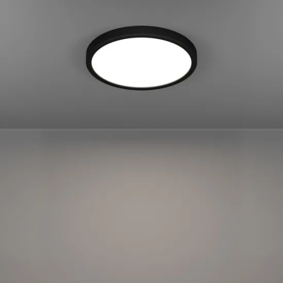 Eglo Fueva 6 fekete fürdőszobai LED mennyezeti lámpa (EG-901326) LED 1 izzós IP44