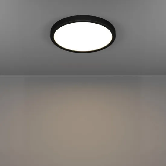 Eglo Fueva 6 fekete fürdőszobai LED mennyezeti lámpa (EG-901326) LED 1 izzós IP44