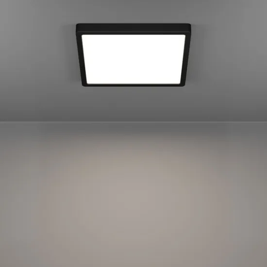 Eglo Fueva 6 fekete fürdőszobai LED mennyezeti lámpa (EG-901331) LED 1 izzós IP44