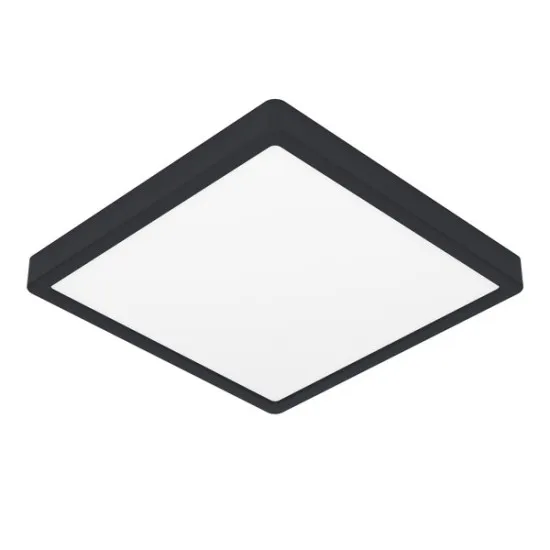 Eglo Fueva 6 fekete fürdőszobai LED mennyezeti lámpa (EG-901331) LED 1 izzós IP44