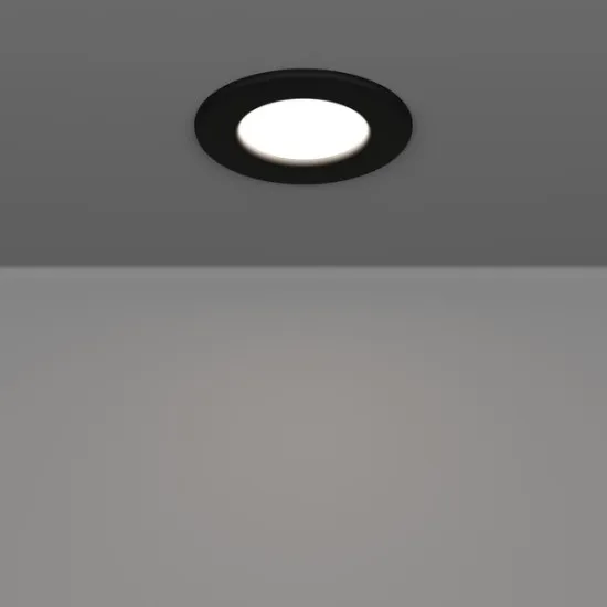 Eglo Fueva 6 fekete LED mennyezetbe építhető lámpa szett (EG-901385) LED 3 izzós IP20