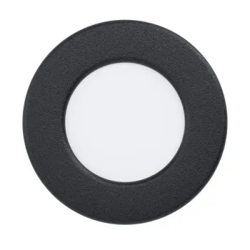 Eglo Fueva 6 fekete LED mennyezetbe építhető lámpa (EG-901386) LED 1 izzós IP20