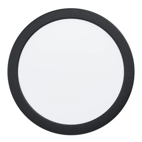 Eglo Fueva 6 fekete LED mennyezetbe építhető lámpa (EG-901389) LED 1 izzós IP20
