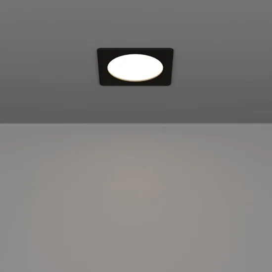 Eglo Fueva 6 fekete LED mennyezetbe építhető lámpa (EG-901391) LED 1 izzós IP20