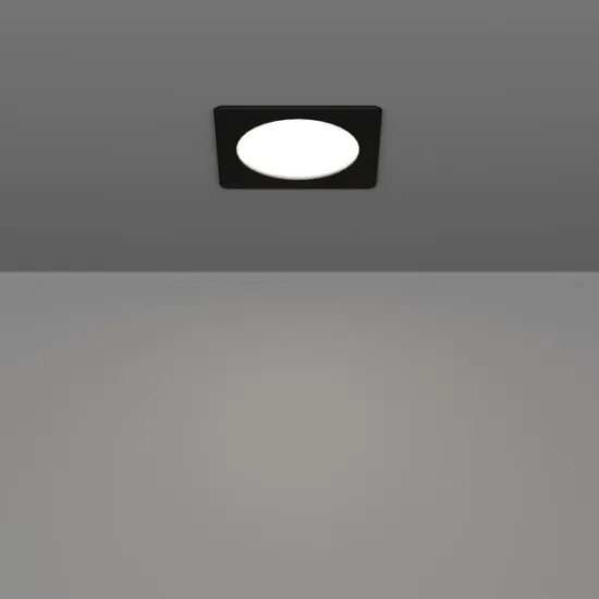 Eglo Fueva 6 fekete LED mennyezetbe építhető lámpa (EG-901391) LED 1 izzós IP20