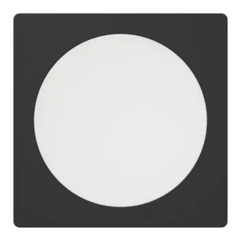 Eglo Fueva 6 fekete LED mennyezetbe építhető lámpa (EG-901392) LED 1 izzós IP20