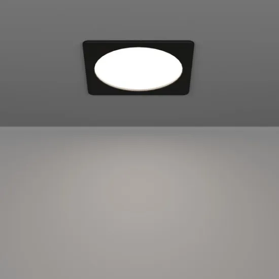 Eglo Fueva 6 fekete LED mennyezetbe építhető lámpa (EG-901392) LED 1 izzós IP20