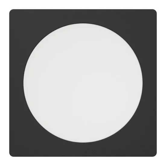 Eglo Fueva 6 fekete LED mennyezetbe építhető lámpa (EG-901392) LED 1 izzós IP20