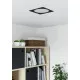Eglo Fueva 6 fekete LED mennyezetbe építhető lámpa (EG-901393) LED 1 izzós IP20