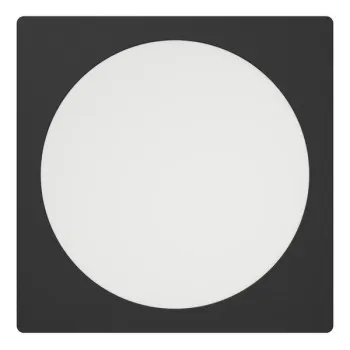 Eglo Fueva 6 fekete LED mennyezetbe építhető lámpa (EG-901393) LED 1 izzós IP20