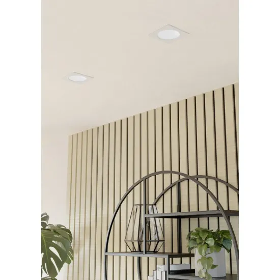 Eglo Fueva 6 fehér LED mennyezetbe építhető lámpa (EG-901399) LED 1 izzós IP20