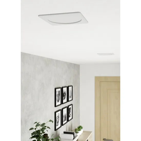 Eglo Fueva 6 fehér LED mennyezetbe építhető lámpa (EG-901401) LED 1 izzós IP20