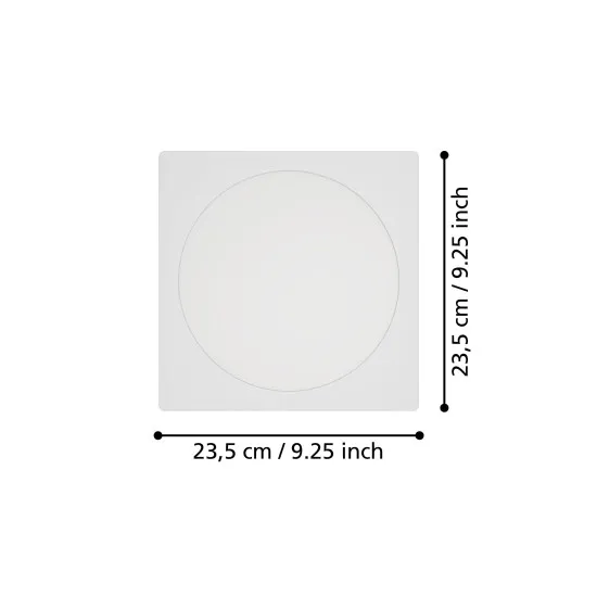 Eglo Fueva 6 fehér LED mennyezetbe építhető lámpa (EG-901402) LED 1 izzós IP20