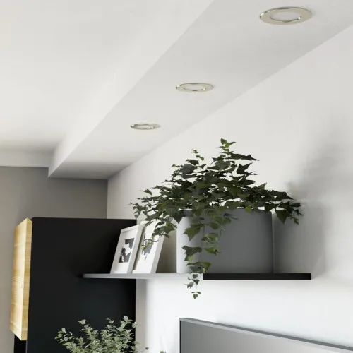 Eglo Fueva 6 matt nikkel LED mennyezetbe építhető lámpa (EG-901404) LED 1 izzós IP20