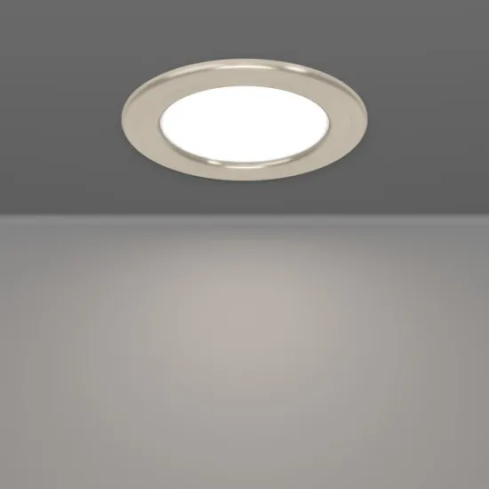 Eglo Fueva 6 matt nikkel LED mennyezetbe építhető lámpa (EG-901405) LED 1 izzós IP20