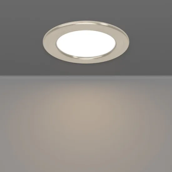 Eglo Fueva 6 matt nikkel LED mennyezetbe építhető lámpa (EG-901405) LED 1 izzós IP20