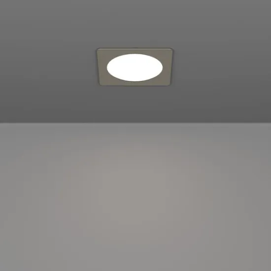 Eglo Fueva 6 matt nikkel LED mennyezetbe építhető lámpa (EG-901408) LED 1 izzós IP20