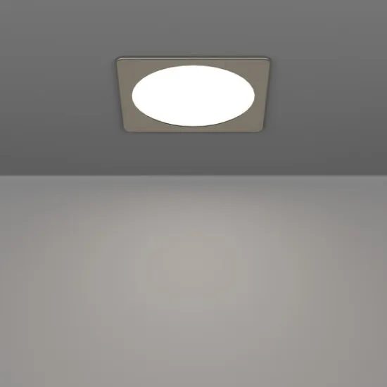 Eglo Fueva 6 matt nikkel LED mennyezetbe építhető lámpa (EG-901409) LED 1 izzós IP20