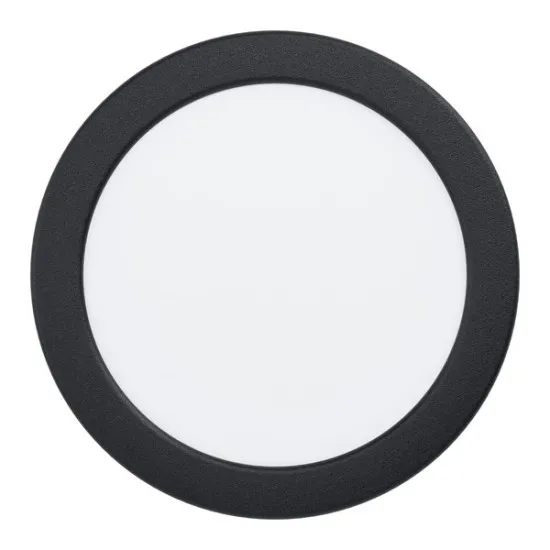 Eglo Fueva 6 fekete LED mennyezetbe építhető lámpa (EG-901414) LED 1 izzós IP44