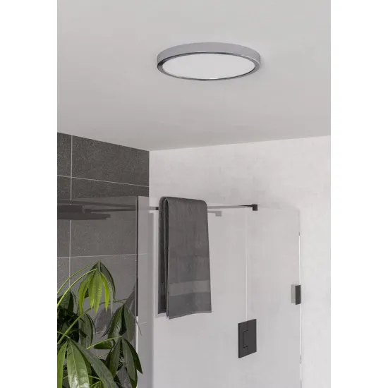 Eglo Fueva 6 króm fürdőszobai LED mennyezeti lámpa (EG-901764) LED 1 izzós IP44