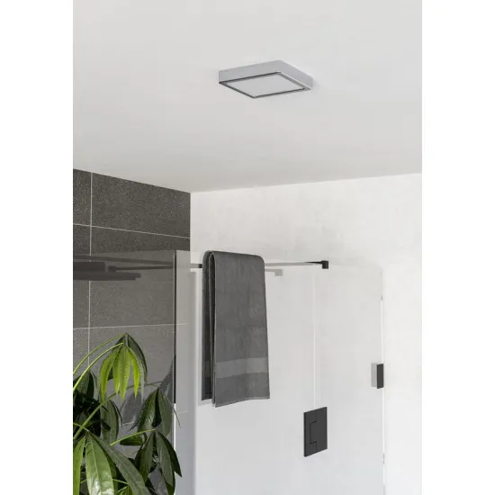 Eglo Fueva 6 króm fürdőszobai LED mennyezeti lámpa (EG-901765) LED 1 izzós IP44