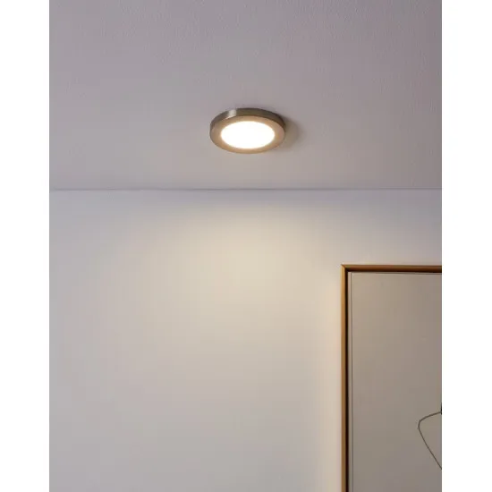 Eglo Fueva Flex matt nikkel LED mennyezetbe építhető lámpa (EG-900936) LED 1 izzós IP20