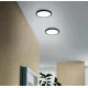 Eglo Fueva Flex fekete LED mennyezetbe építhető lámpa (EG-98871) LED 1 izzós IP20