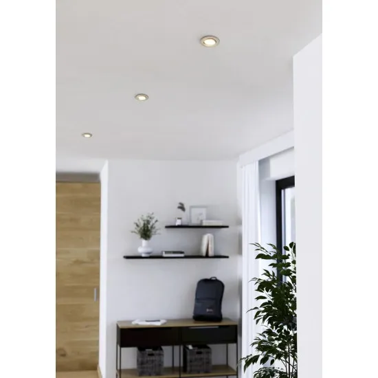 Eglo Gedrez matt nikkel LED mennyezetbe építhető lámpa szett (EG-300193) LED 3 izzós IP20