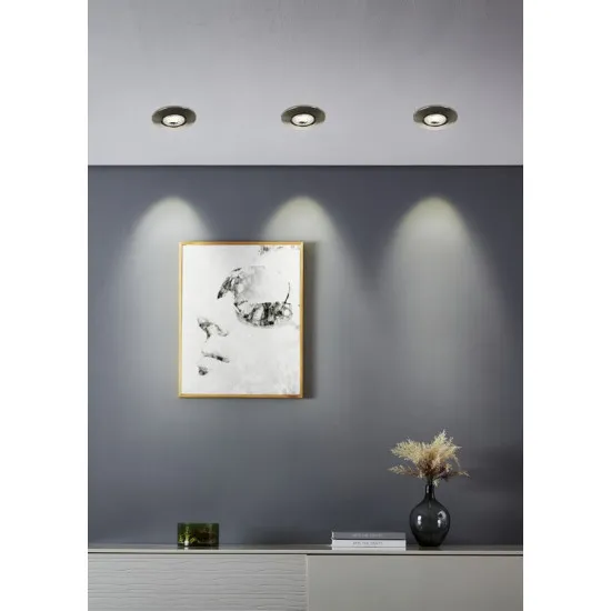 Eglo Gedrez matt nikkel LED mennyezetbe építhető lámpa szett (EG-300194) LED 5 izzós IP20