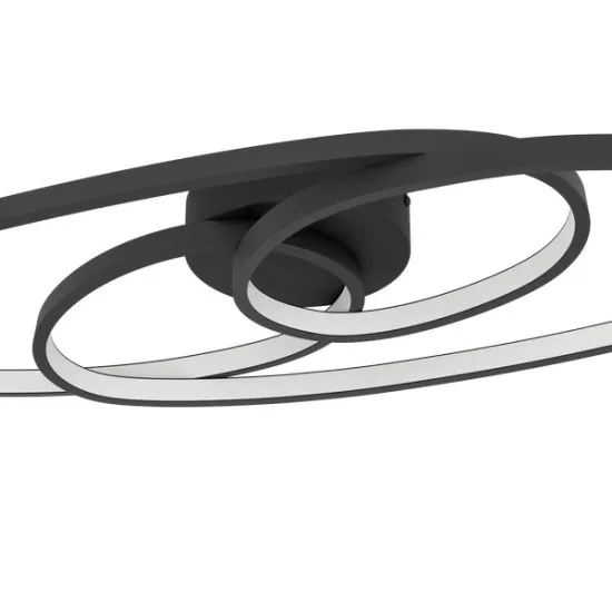 Eglo Gianella fekete LED mennyezeti lámpa (EG-900947) LED 1 izzós IP20