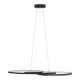 Eglo Gianella fekete LED függesztett lámpa (EG-900948) LED 1 izzós IP20