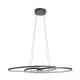 Eglo Gianella fekete LED függesztett lámpa (EG-900948) LED 1 izzós IP20