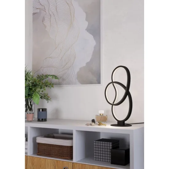 Eglo Gianella fekete LED asztali lámpa (EG-900951) LED 1 izzós IP20