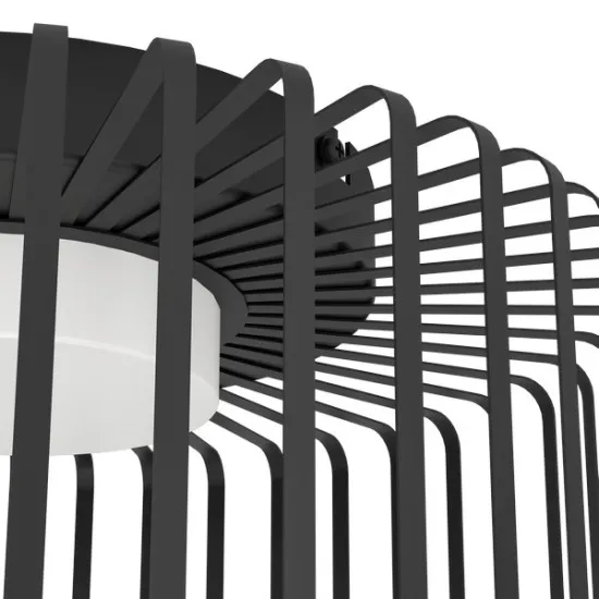 Eglo Ginestrone-Z fekete LED mennyezeti lámpa (EG-900722) LED 1 izzós IP20