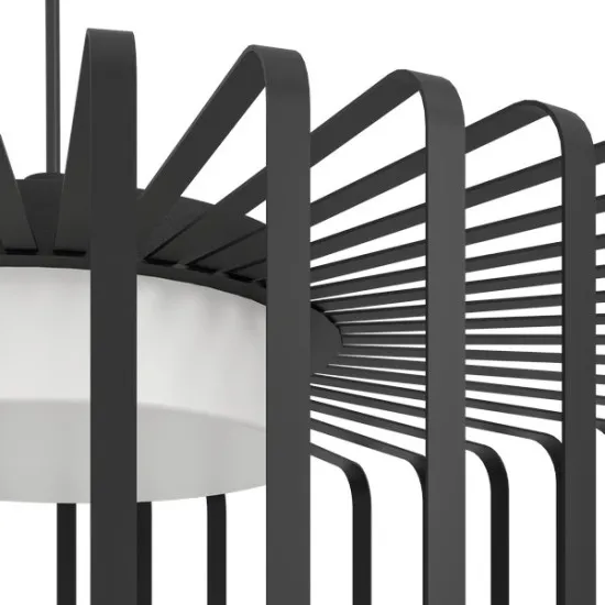 Eglo Ginestrone-Z fekete LED függesztett lámpa (EG-900723) LED 1 izzós IP20