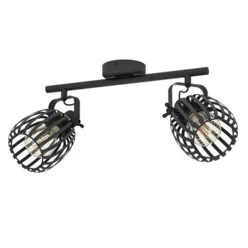 Eglo Girona fekete mennyezeti spotlámpa (EG-900662) E27 2 izzós IP20