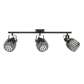 Eglo Girona fekete mennyezeti spotlámpa (EG-900663) E27 3 izzós IP20