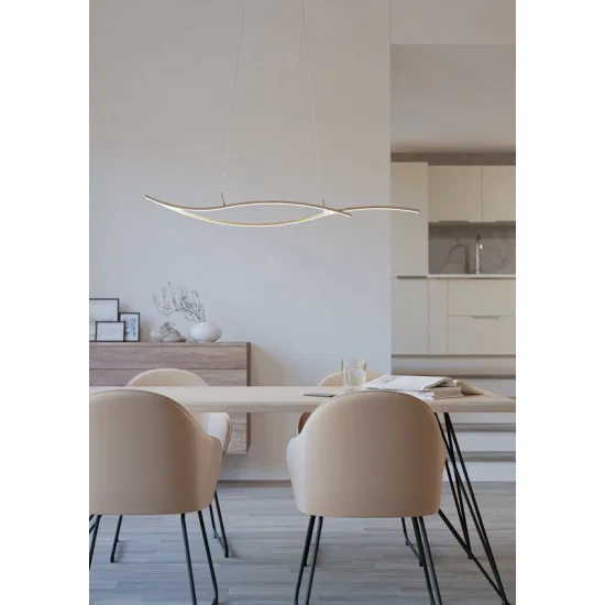 Eglo Grisolia barna LED függesztett lámpa (EG-901212) LED 1 izzós IP20