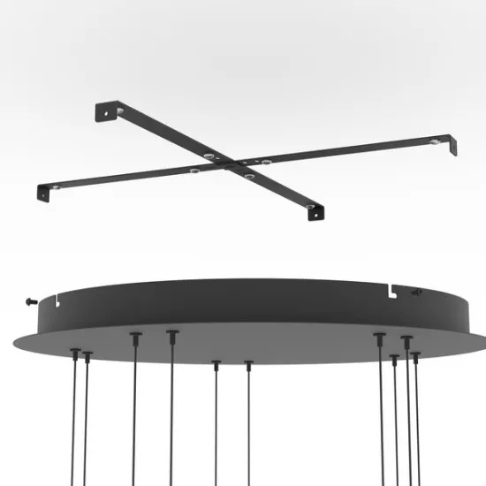 Eglo Hortunas fekete LED függesztett lámpa (EG-390434) LED 5 izzós IP20