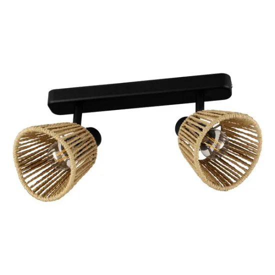 Eglo Keelby fekete mennyezeti spotlámpa (EG-44129) E14 2 izzós IP20