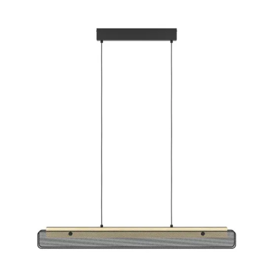 Eglo Kokomo-Z fekete-barna LED függesztett lámpa (EG-900702) LED 1 izzós IP20