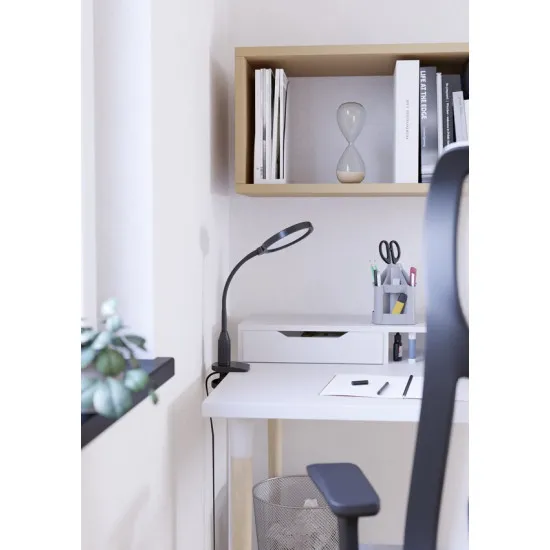 Eglo Lauro fekete LED csiptetős lámpa (EG-902174) LED 1 izzós IP20