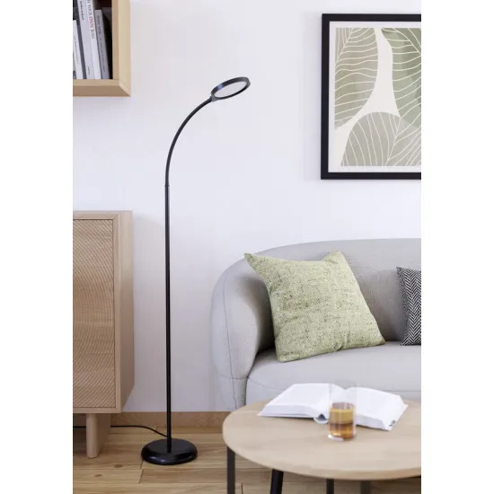 Eglo Lauro fekete LED állólámpa (EG-902176) LED 1 izzós IP20