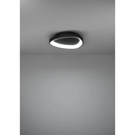 Eglo Loretello fekete-fehér LED mennyezeti lámpa (EG-901584) LED 1 izzós IP20