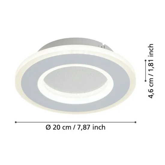 Eglo Macchioni fehér LED fali lámpa (EG-901231) LED 1 izzós IP20