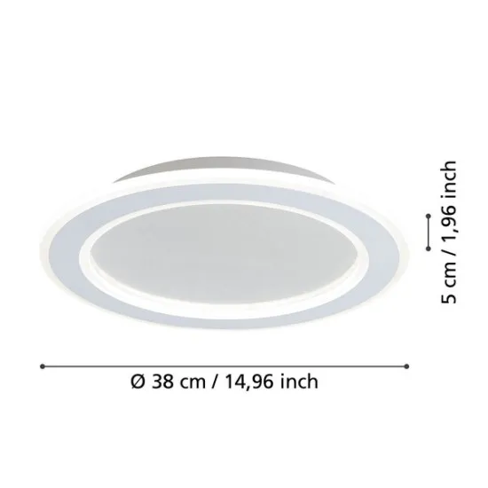 Eglo Macchioni fehér LED mennyezeti lámpa (EG-901232) LED 1 izzós IP20