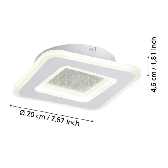 Eglo Macchioni fehér LED fali lámpa (EG-901233) LED 1 izzós IP20